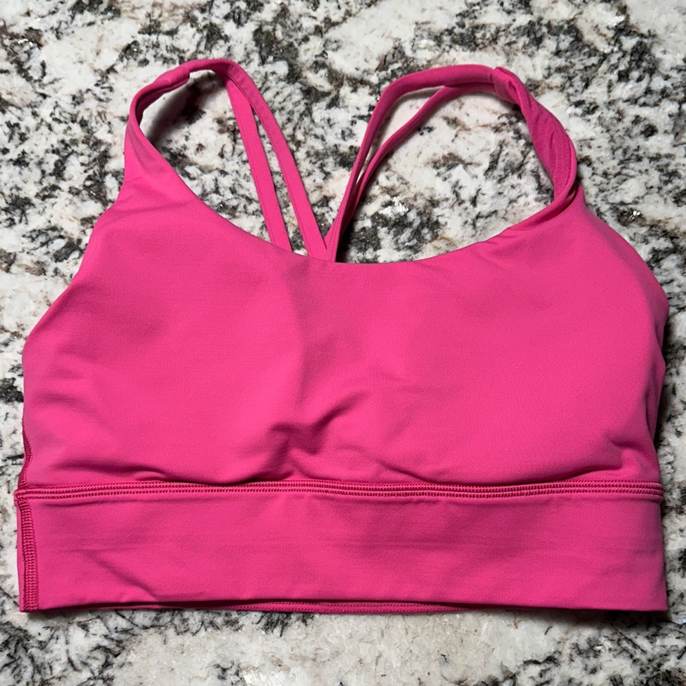 lululemon athletica Vibrant Pink Sports Bra